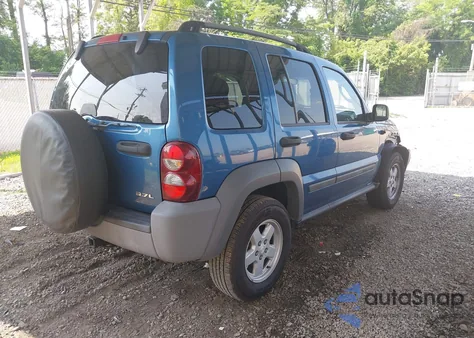 2005 Jeep Liberty Sport from USA, damaged, VIN 1J4GL48K75W614402